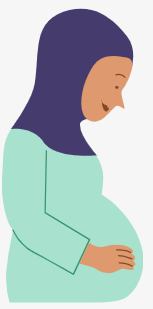 pregnant graphic