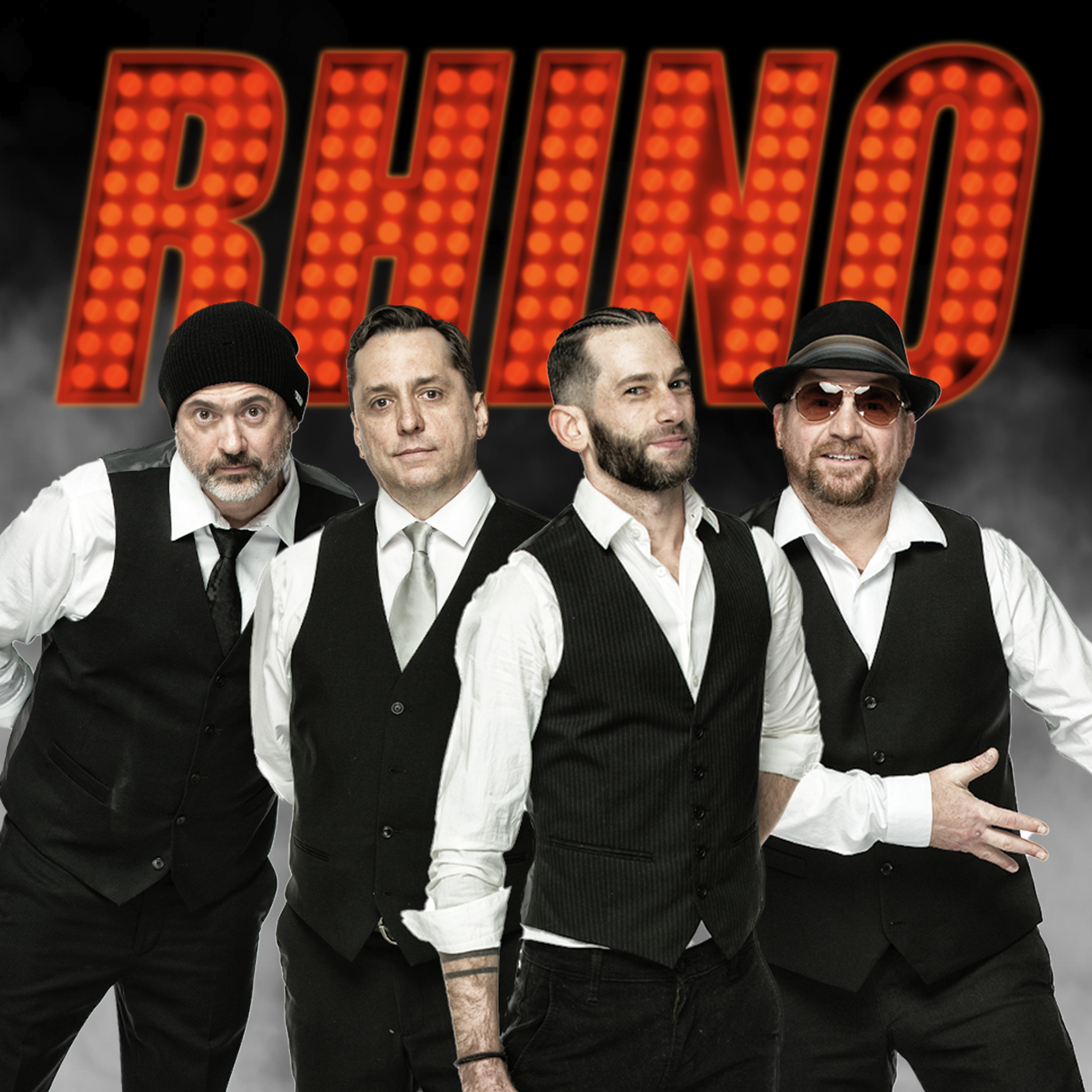 Rhino Band photo with logo