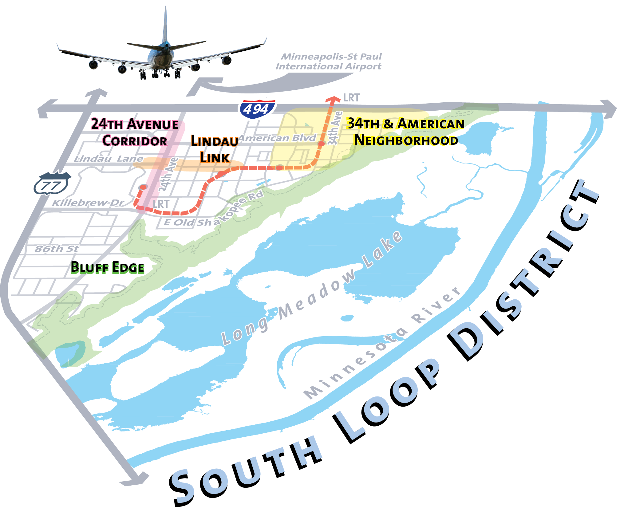 South Loop map.