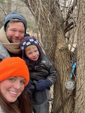 Webb Family - Winter Fete 2025 Medallion Hunt winners
