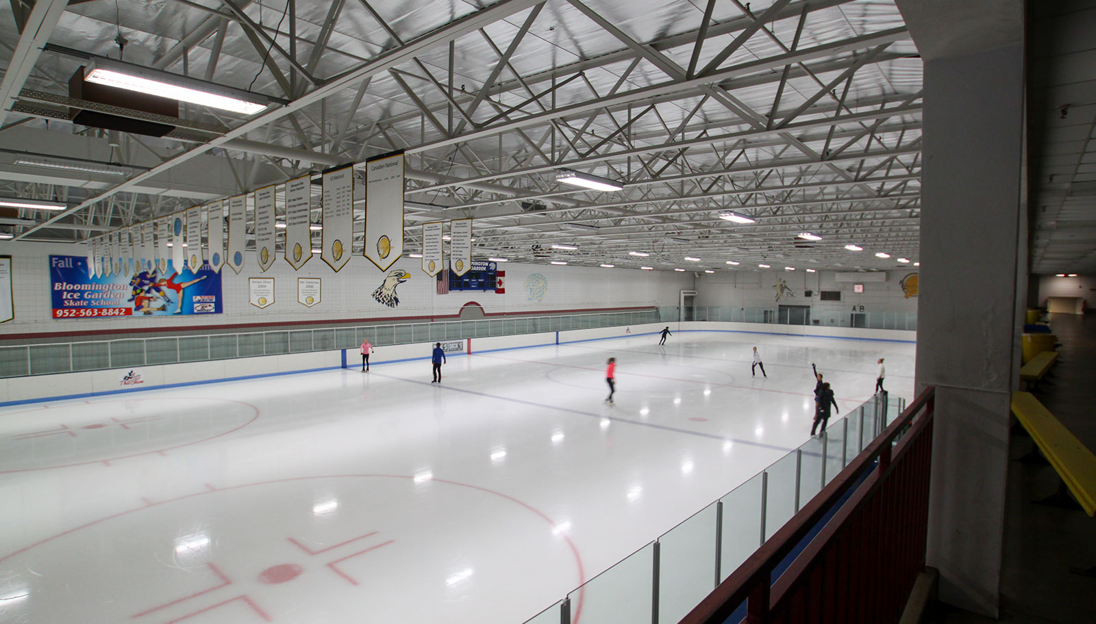 The Bloomington Ice Garden. 