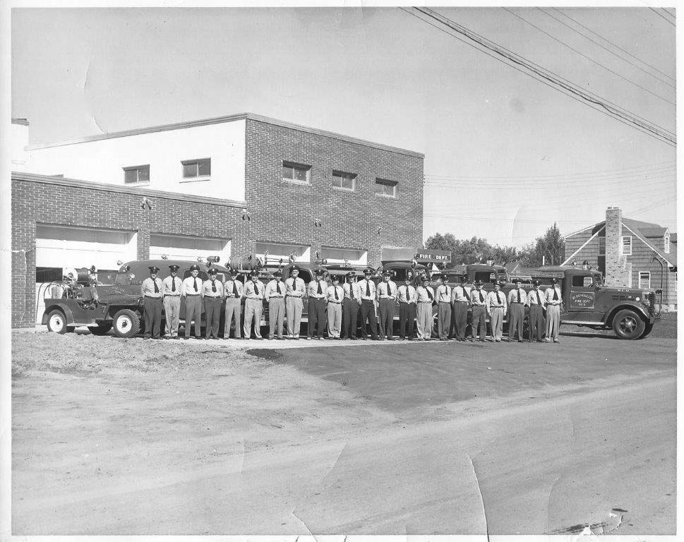 Fire staff 1954
