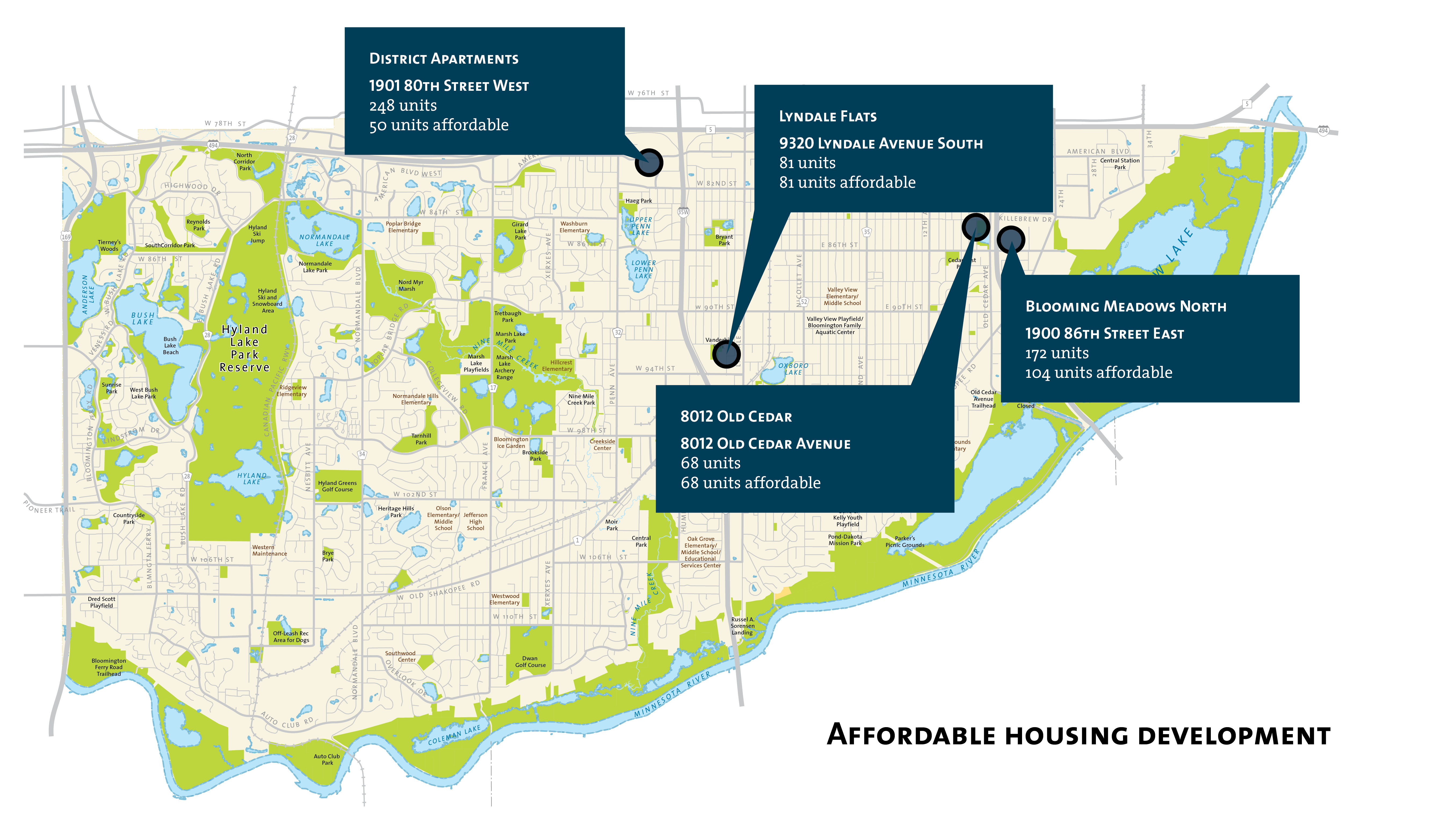 HRA housing map