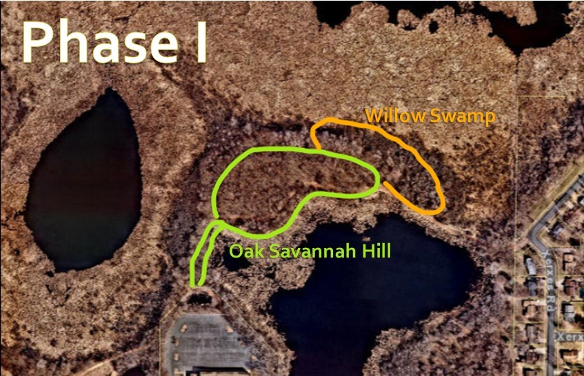 Marsh Lake Restoration 2022 Aerial Phase 1