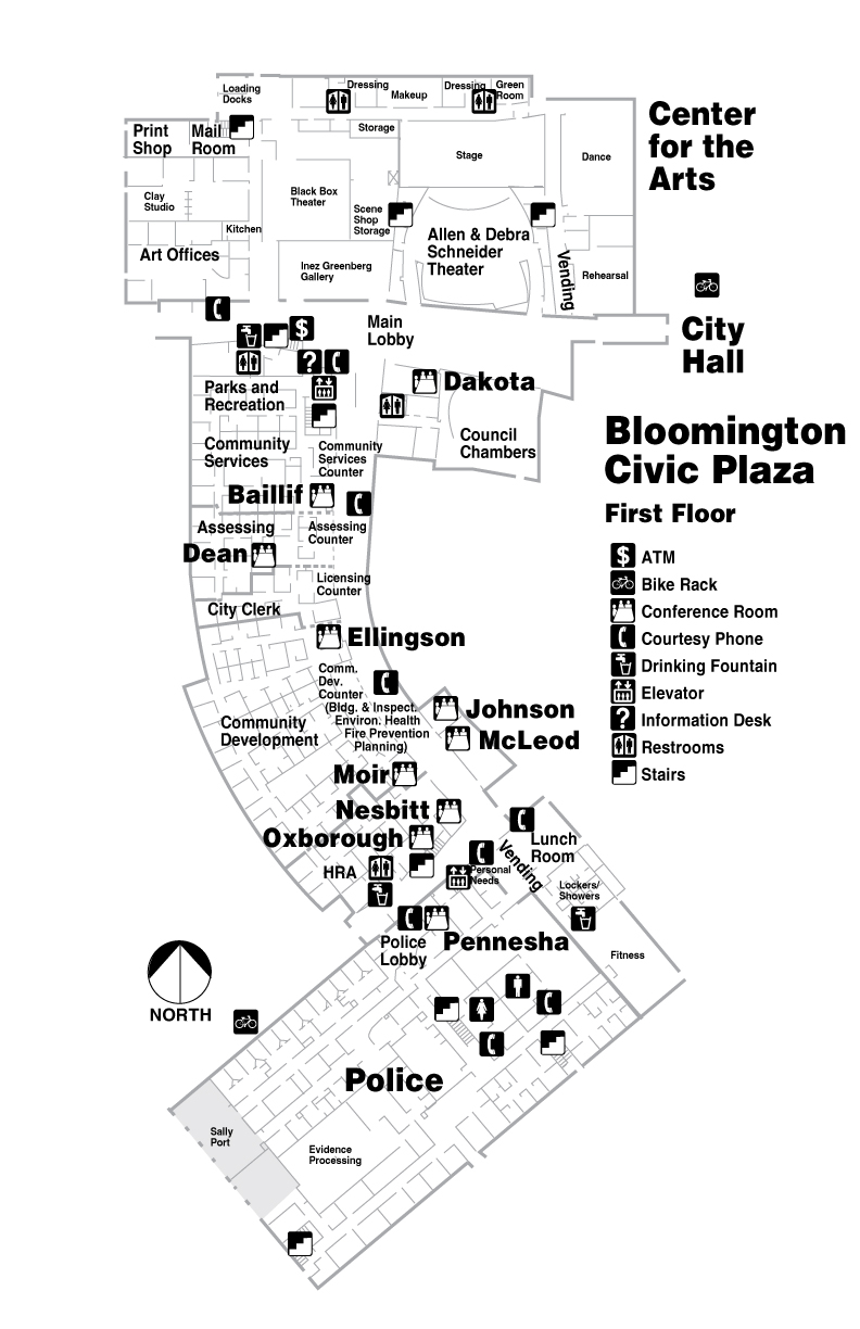 Civic Plaza map