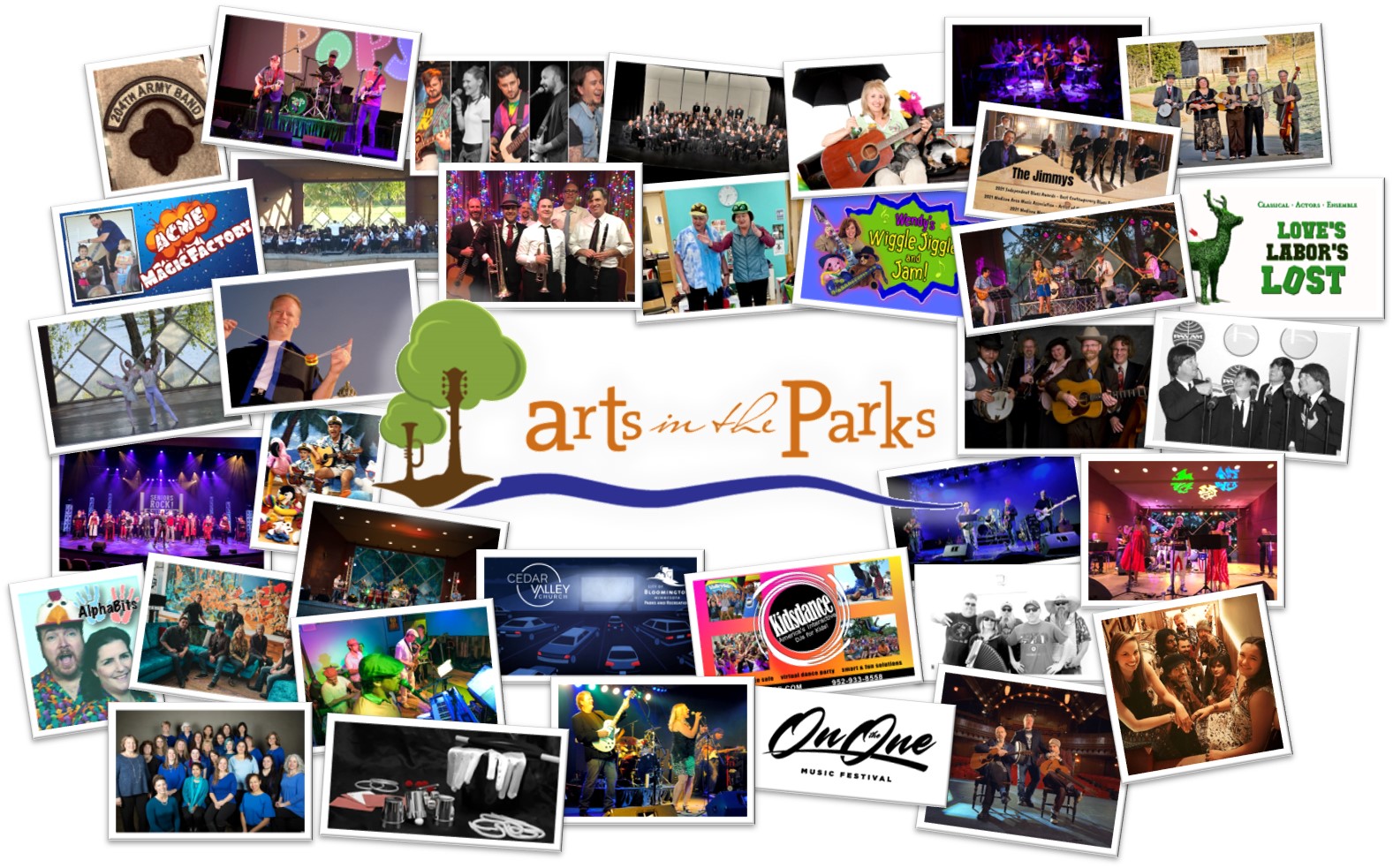 2022 Arts in the Parks Lineup Montage