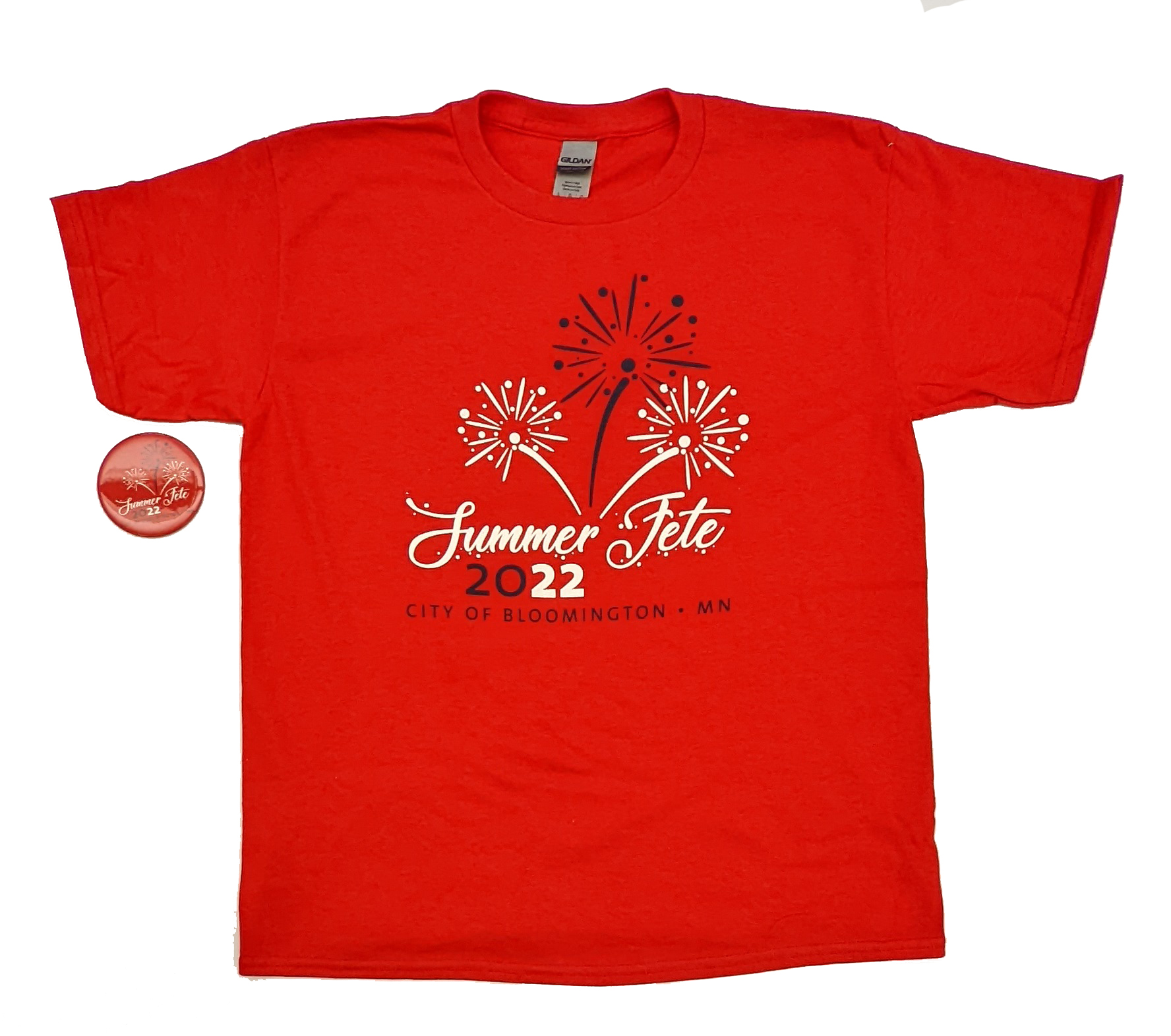 Summer Fete 2022 T-Shirt and Button