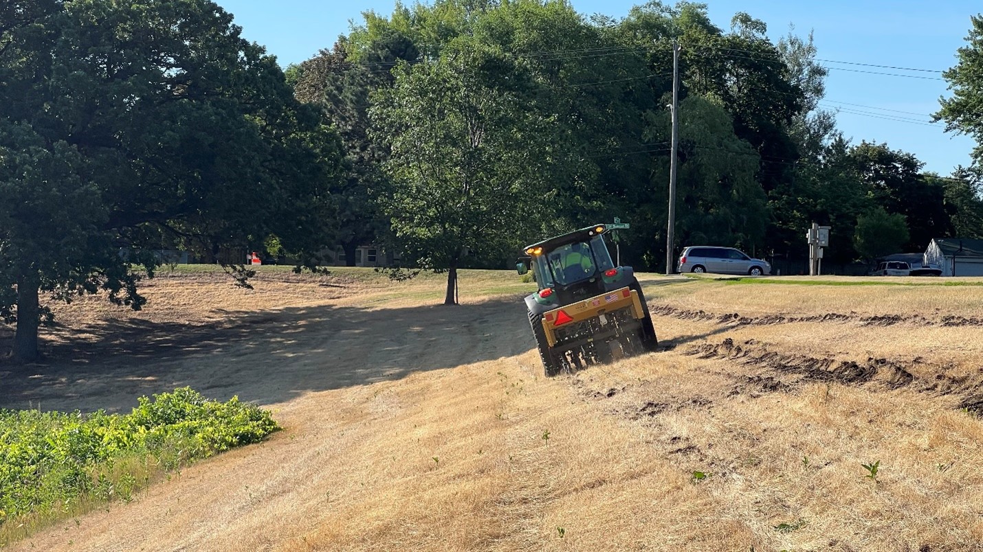 Running Park Seeding June 2022