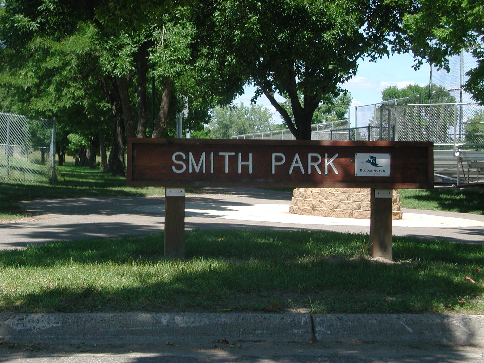 Smith Park Monument Sign