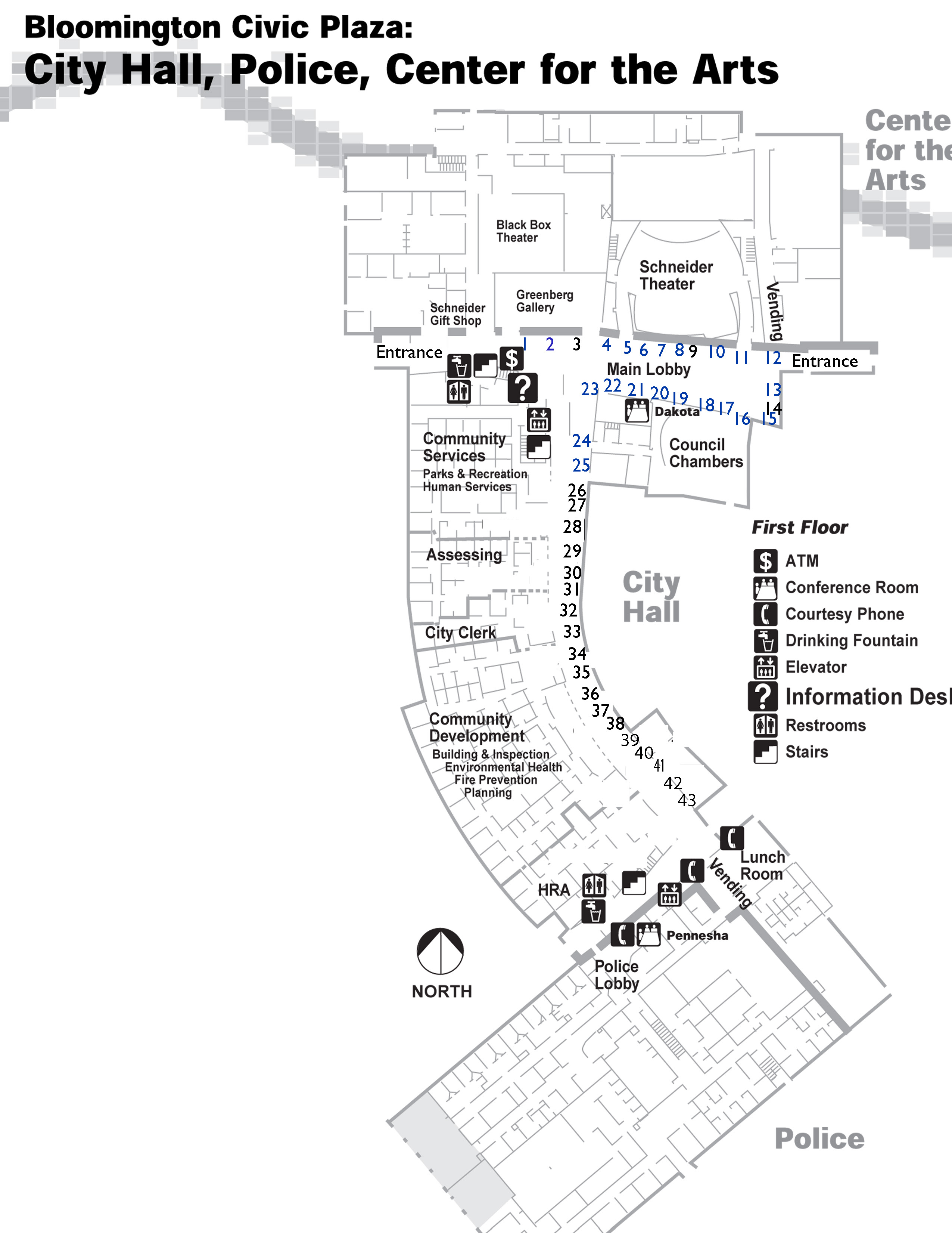 Feb 2023 indoor market vendor map