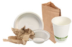 compostable paper items image