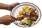 plate with food waste