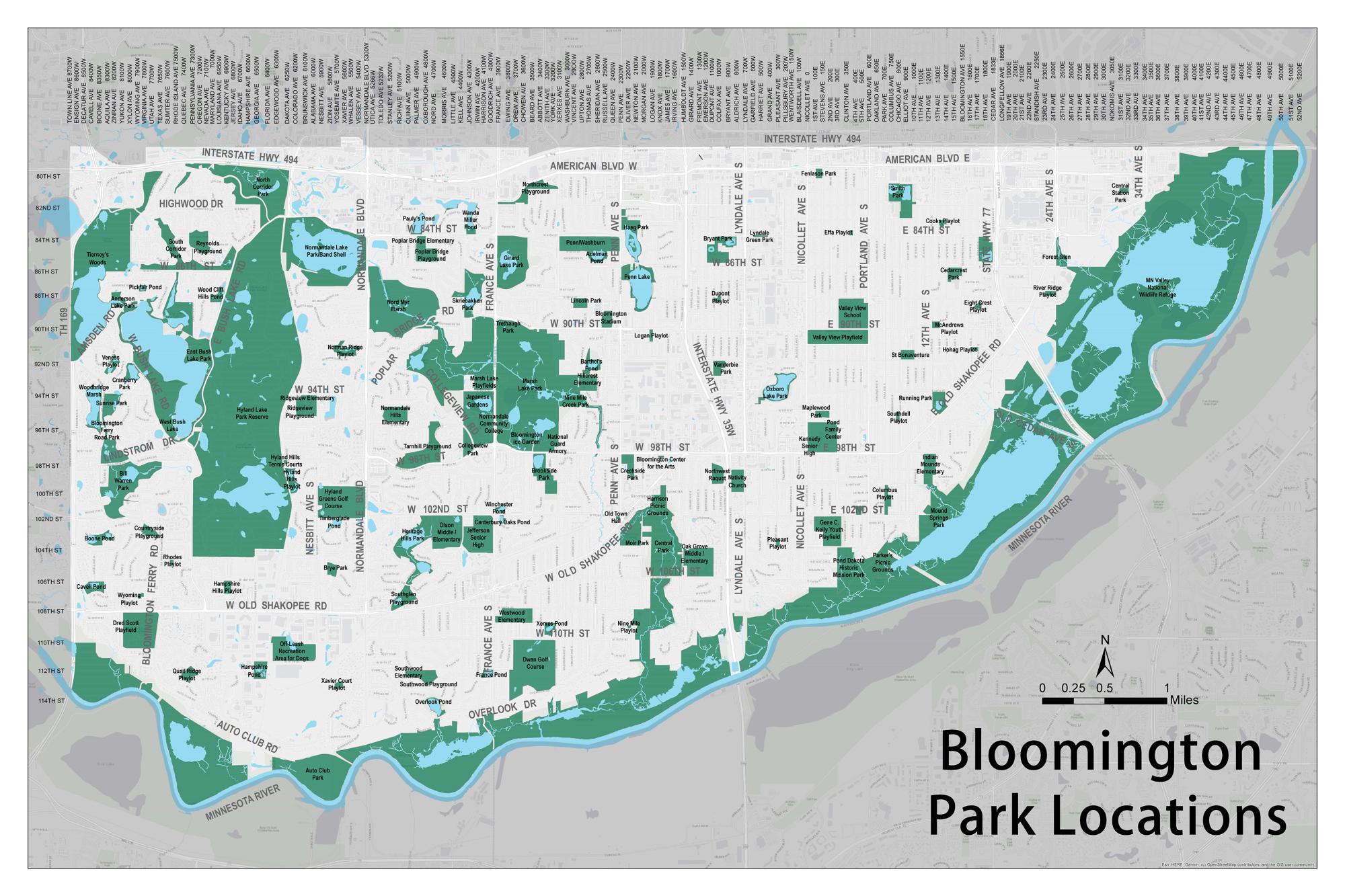 Park Locations Map 2022