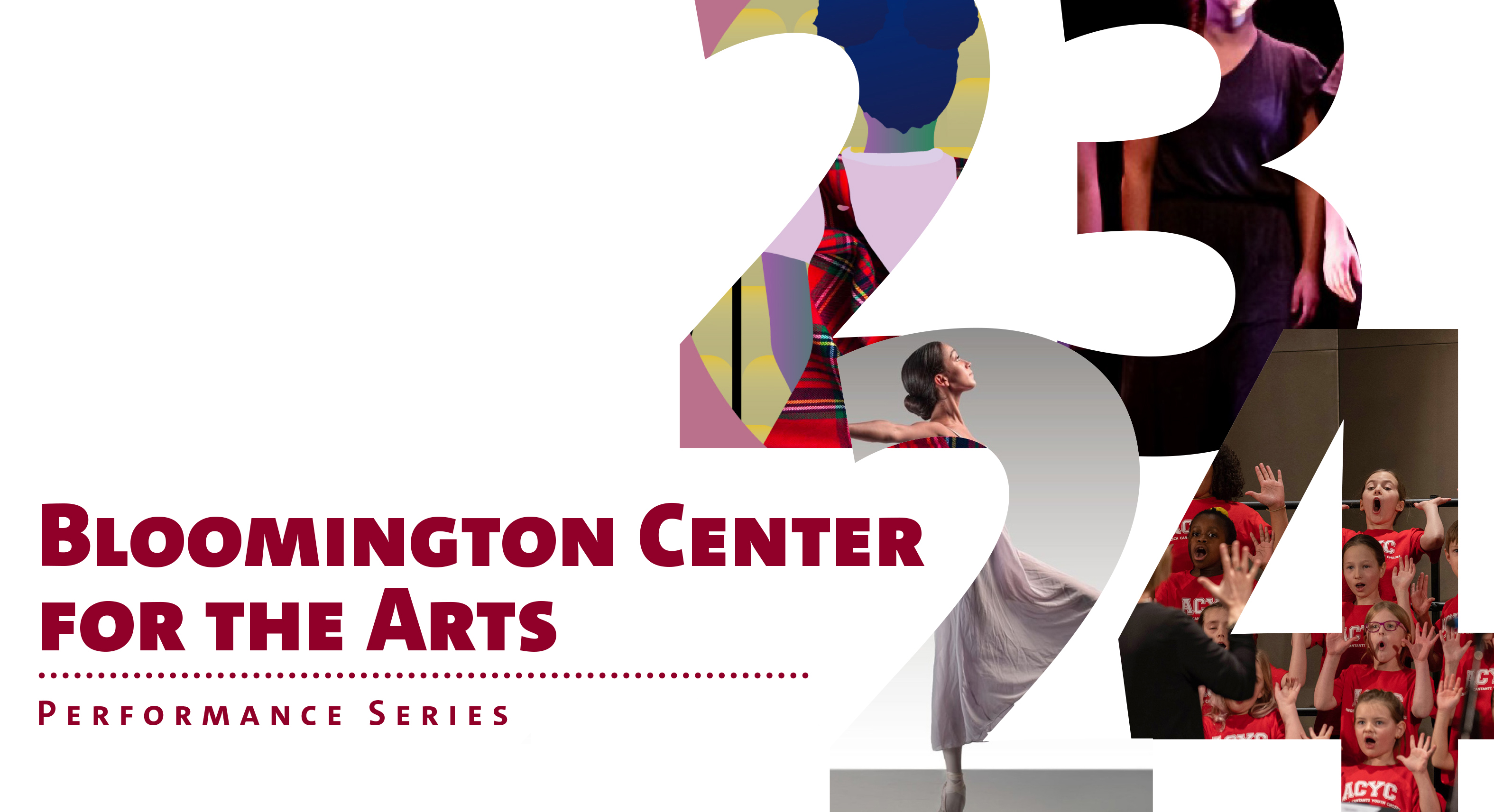 2023 - 2024 Center for Arts Performance Series Graphic