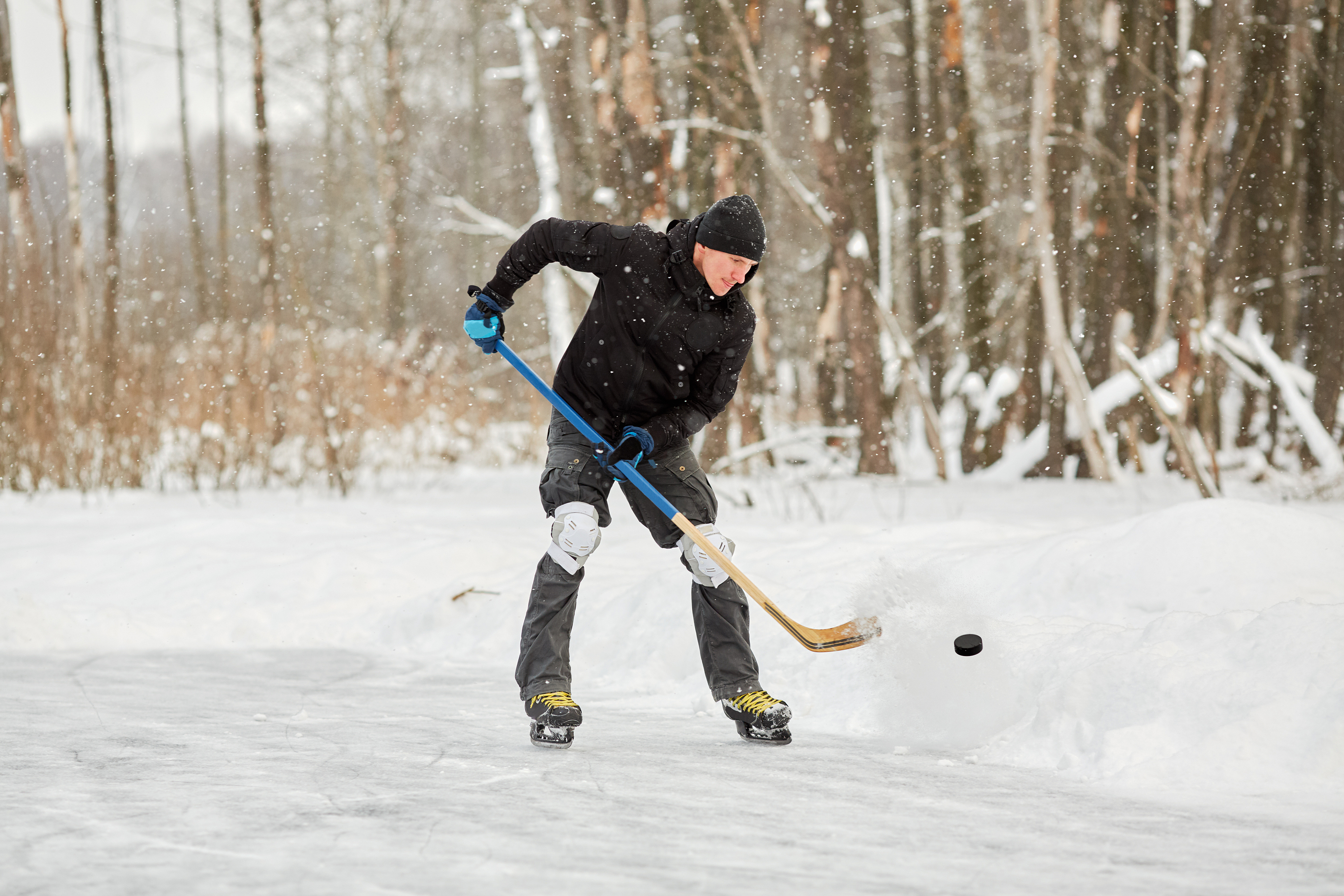 Pond Hockey Player