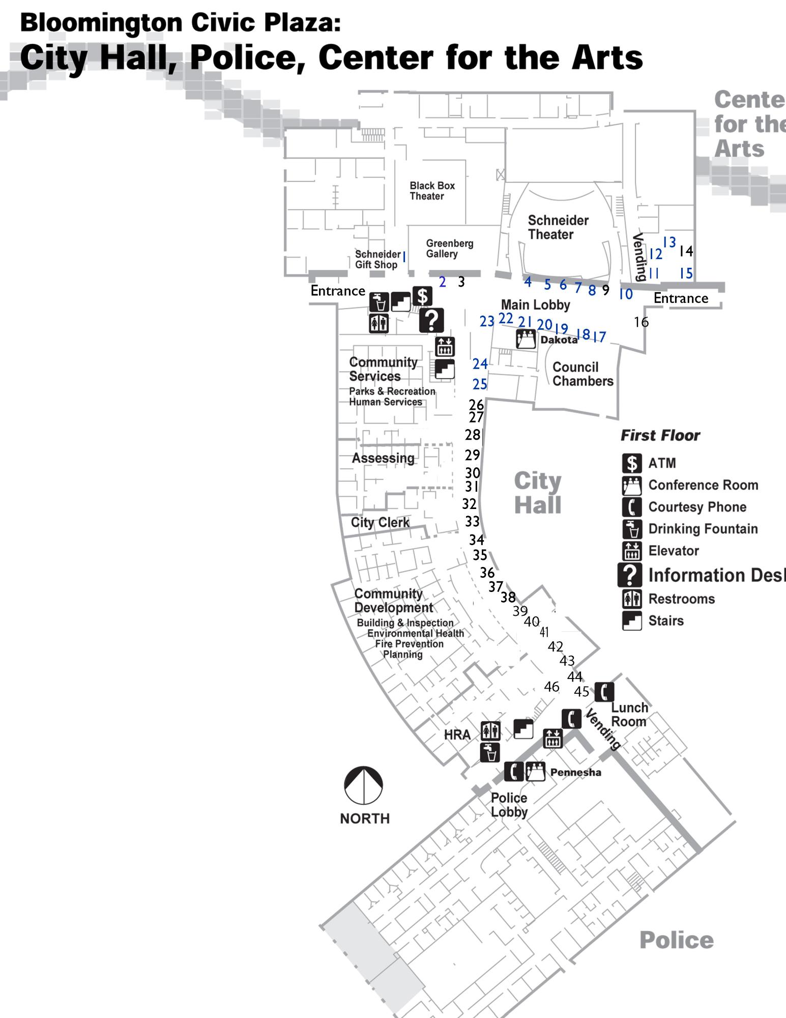 Indoor Farmers Market Map November 2023