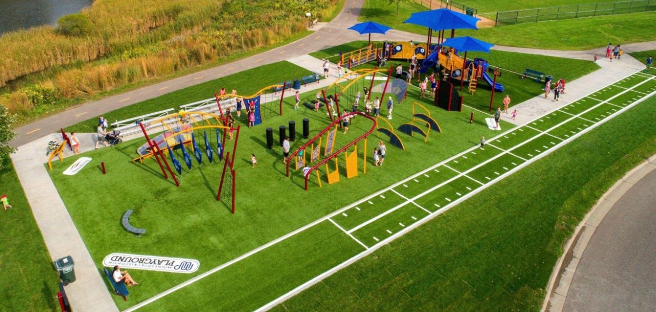 Smith Park challenge course rendering