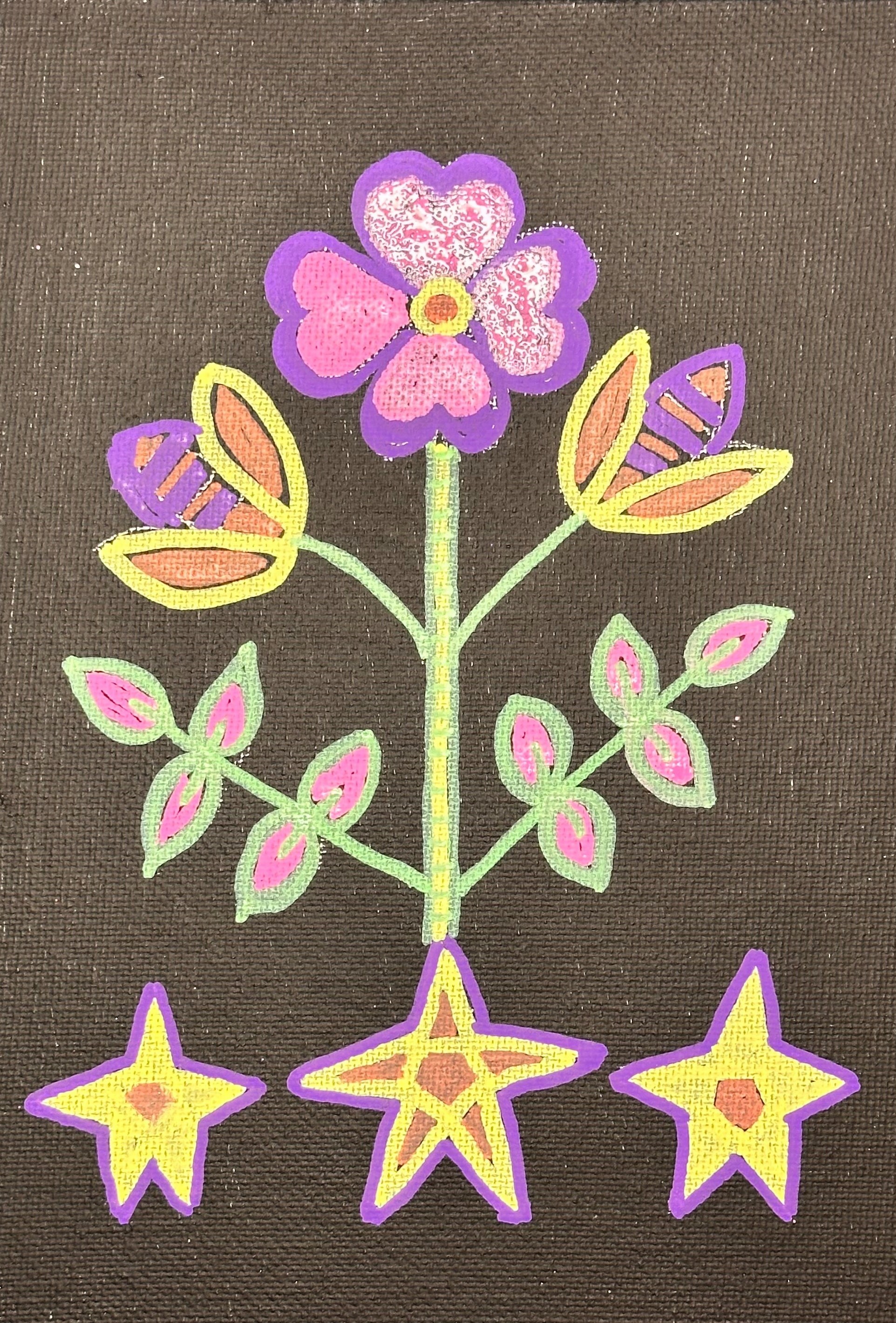 Dakota floral artwork