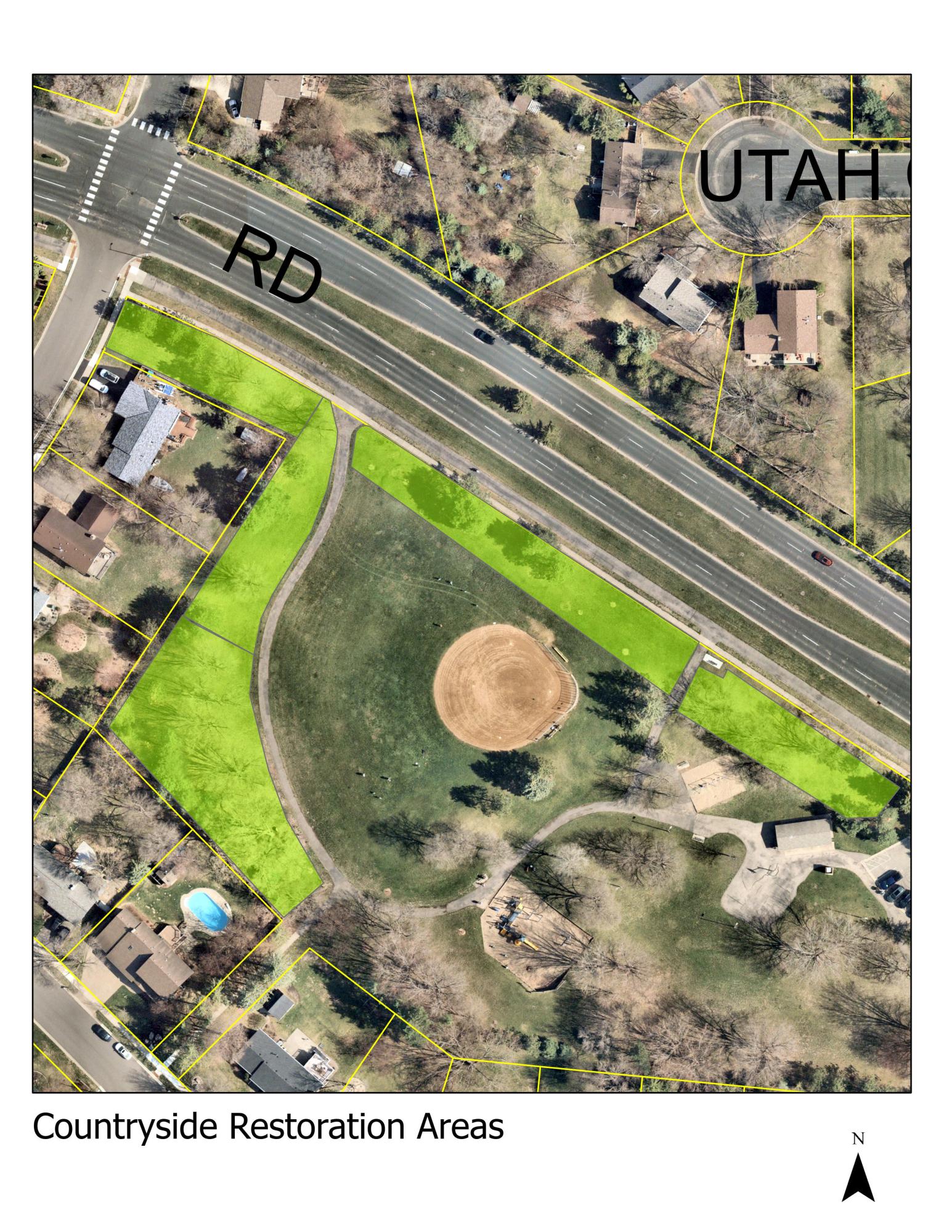 Countryside Park Restoration Map 2024