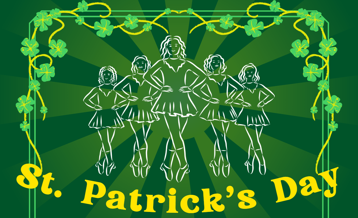 Shamrocks and Sundaes St. Patrick's graphic