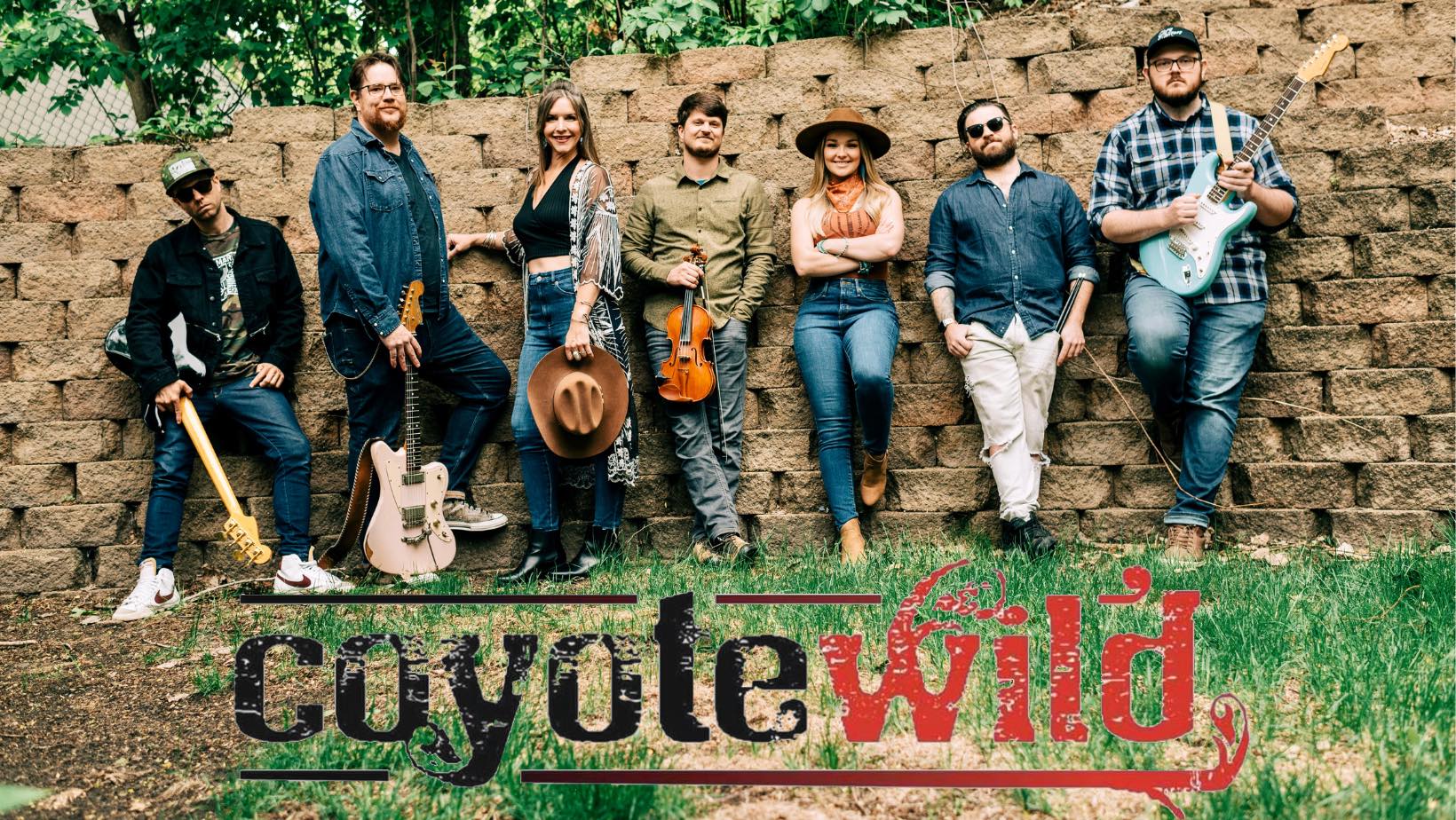Coyote Wild band photo with logo