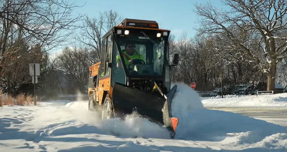 Sidewalk Snow Plowing