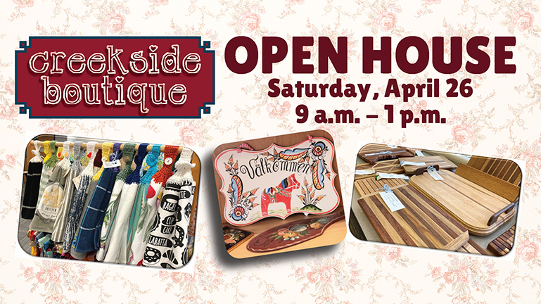 Creekside open house April 2025