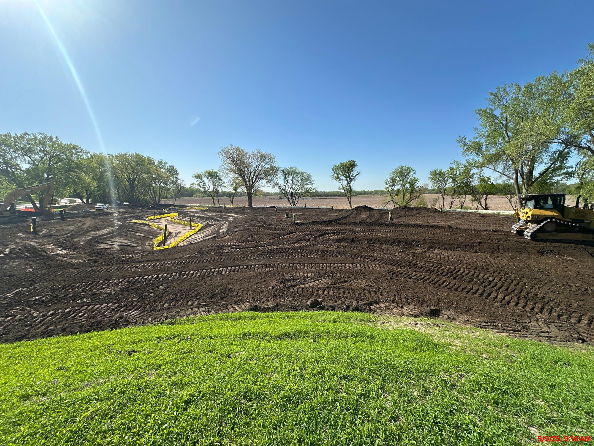 Tretbaugh Park Construction Update Photo May 13 2025