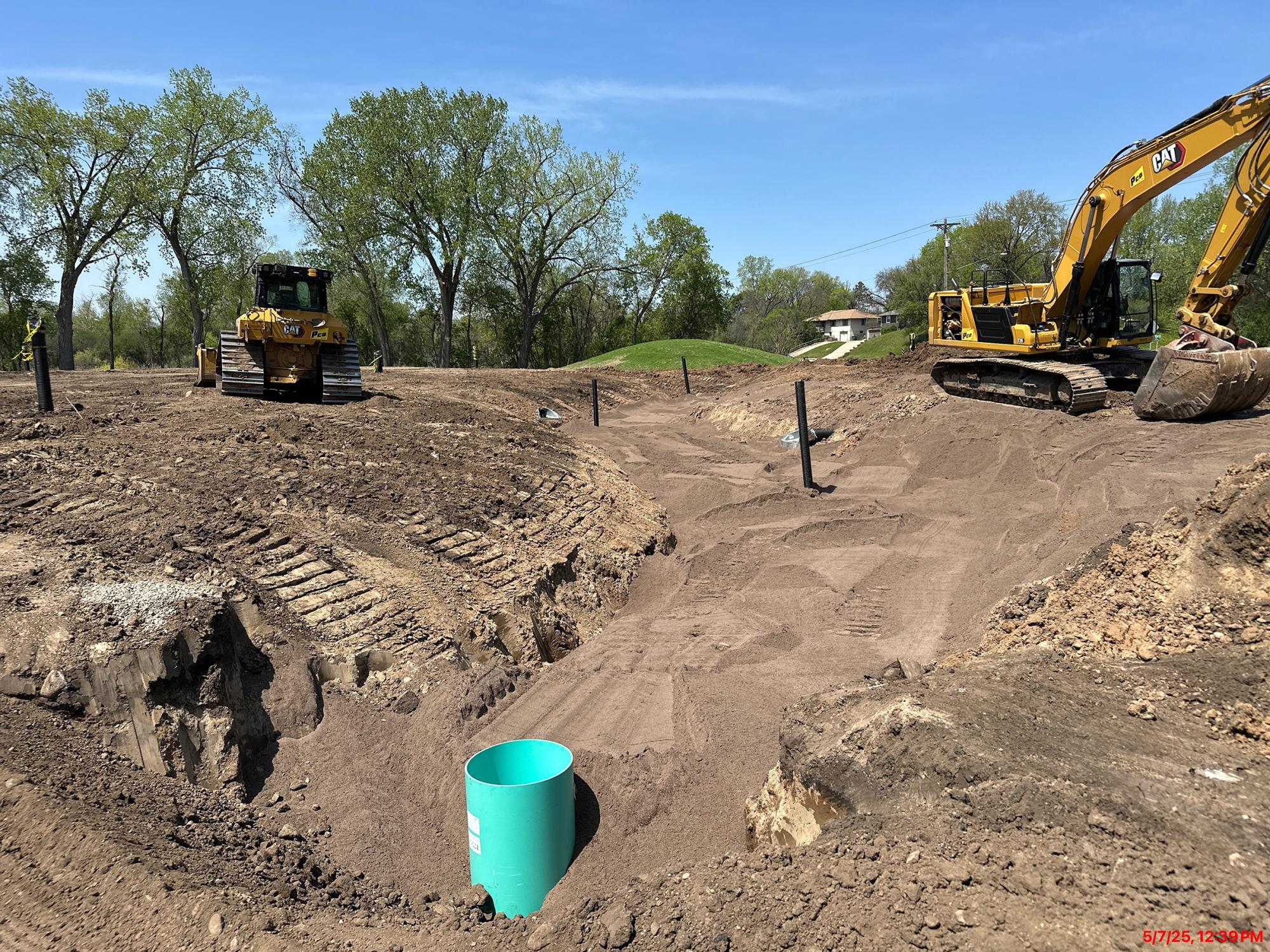 Tretbaugh Park Construction Update Photo May 13 2025