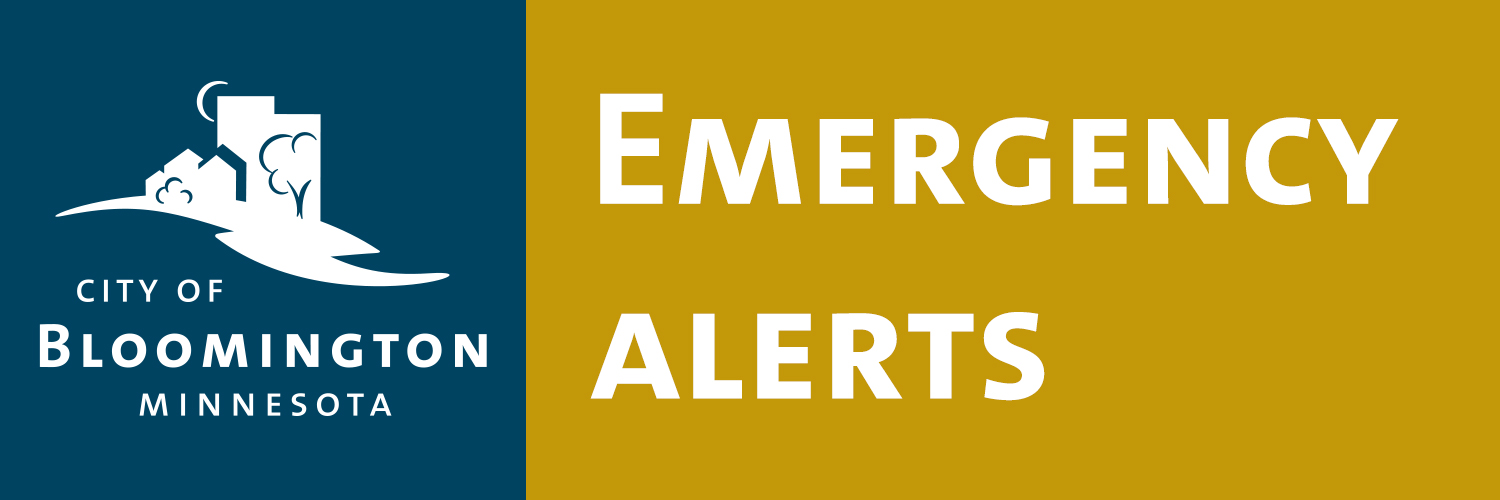Emergency alerts banner.