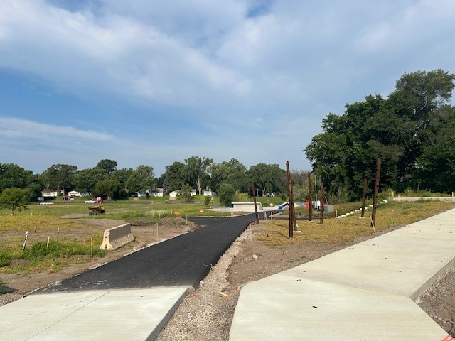 Photo of Bryant Park hammock grove construction as of August 19, 2025