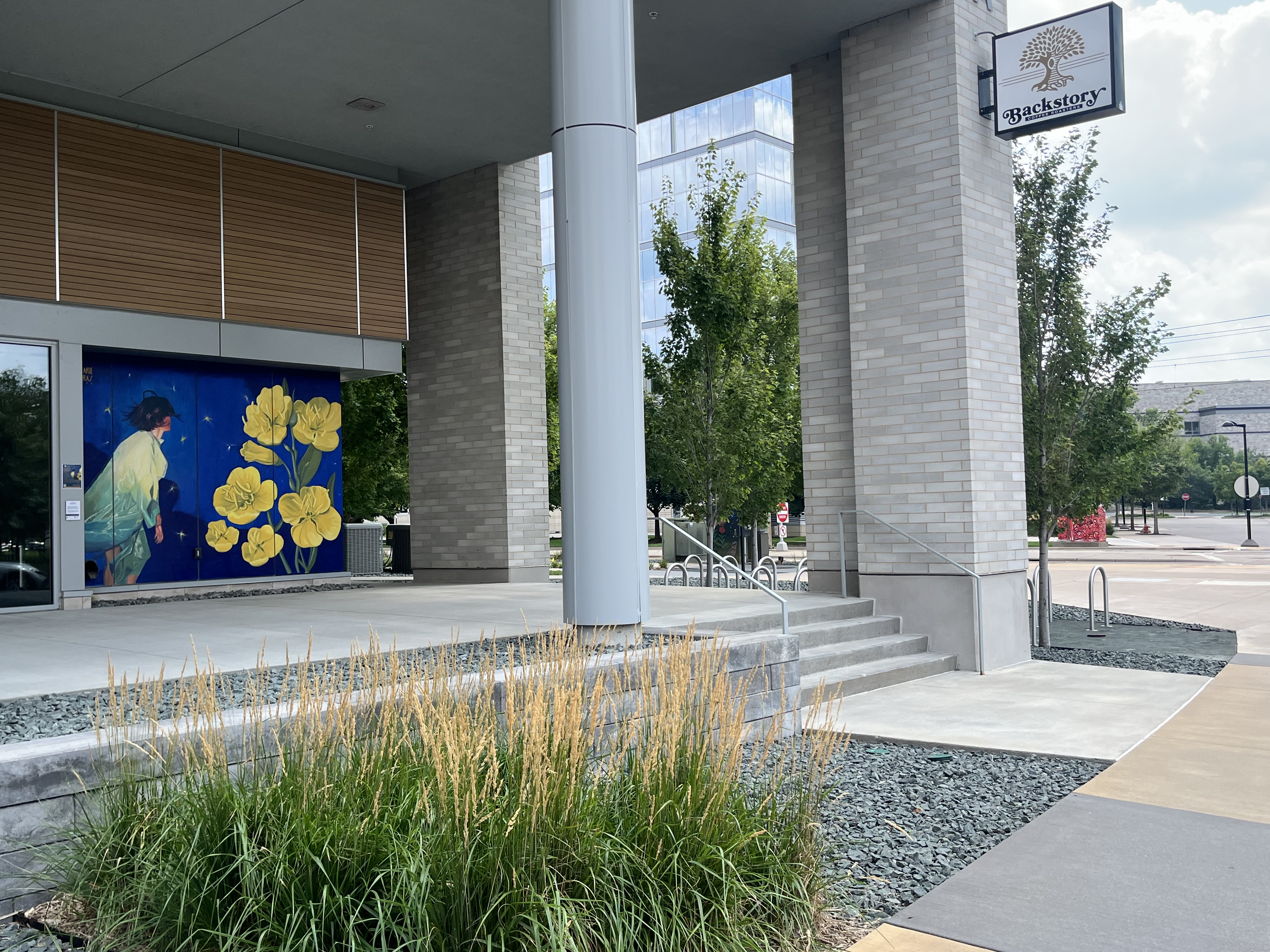 Evening Primrose mural by Mariela Ajras