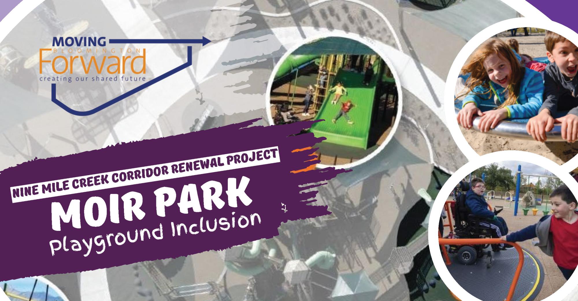 Moir Park Playground community engagement open house graphic Sept 9 2025