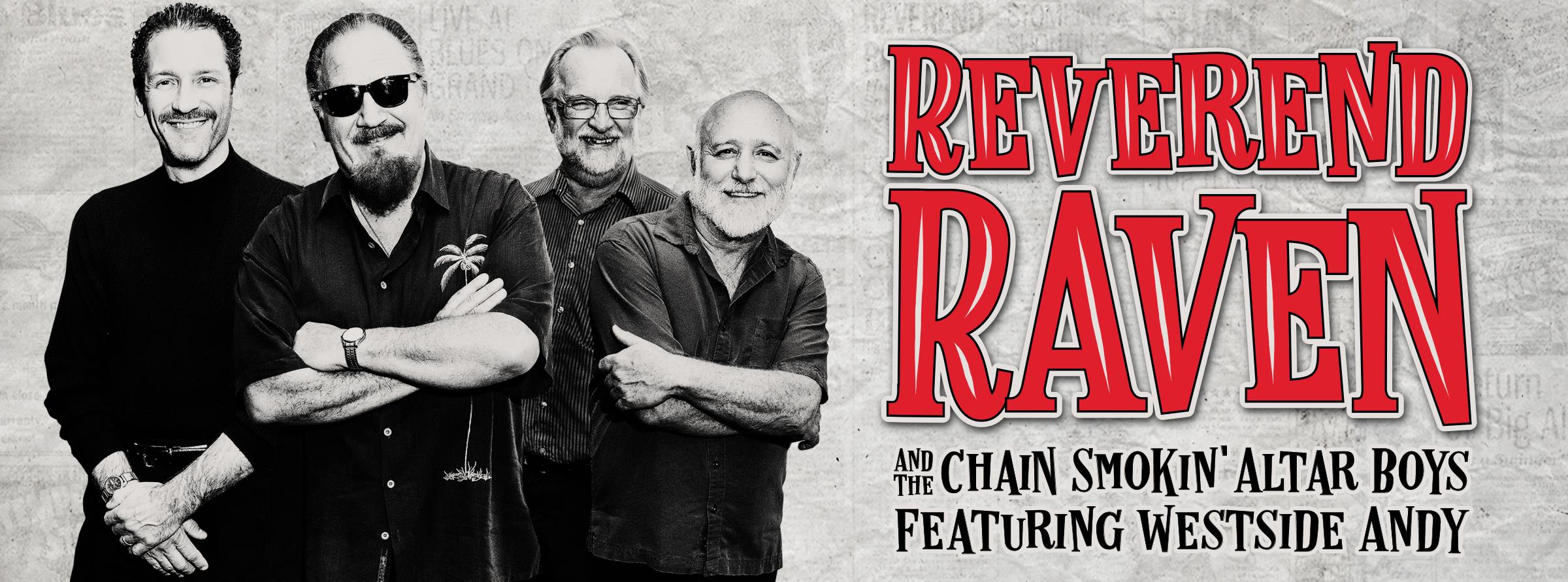 Reverend Raven and the Chain Smokin' Altar Boys blues band promo image