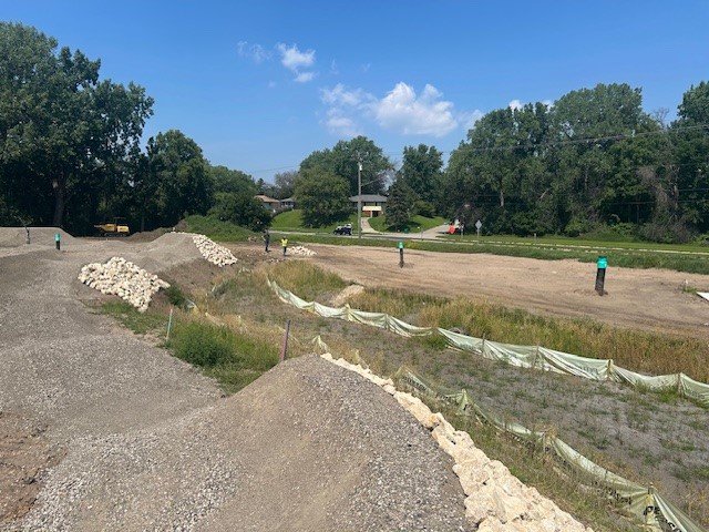 Tretbaugh Park - Beginner and Tot Tracks construction 081925