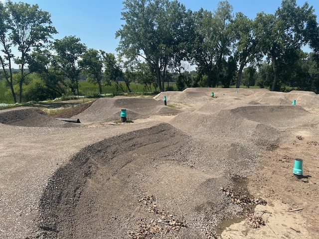 Tretbaugh Park - Intermediate and Beginner Tracks construction 081925