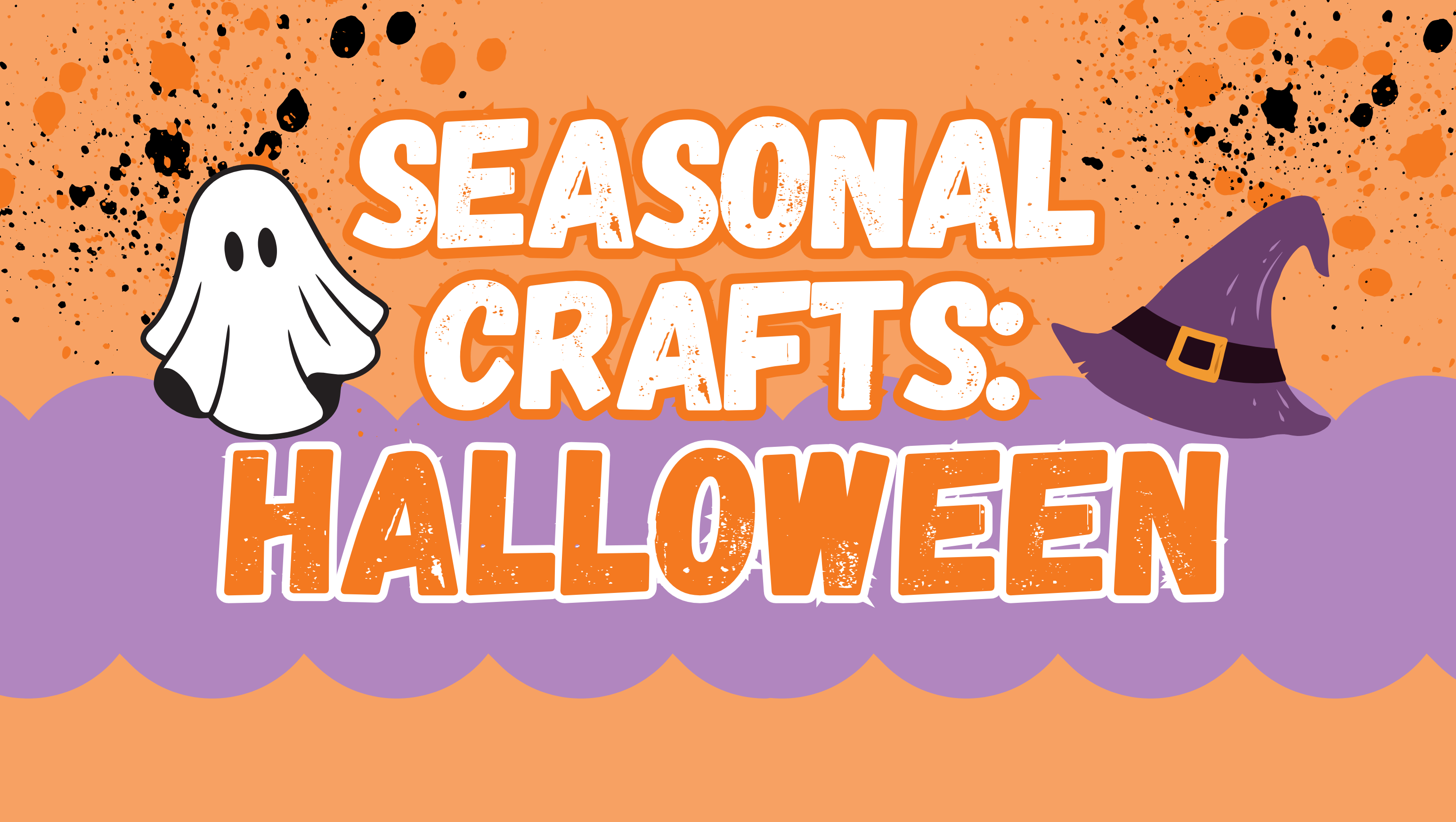 Seasonal Crafts - Halloween web graphic