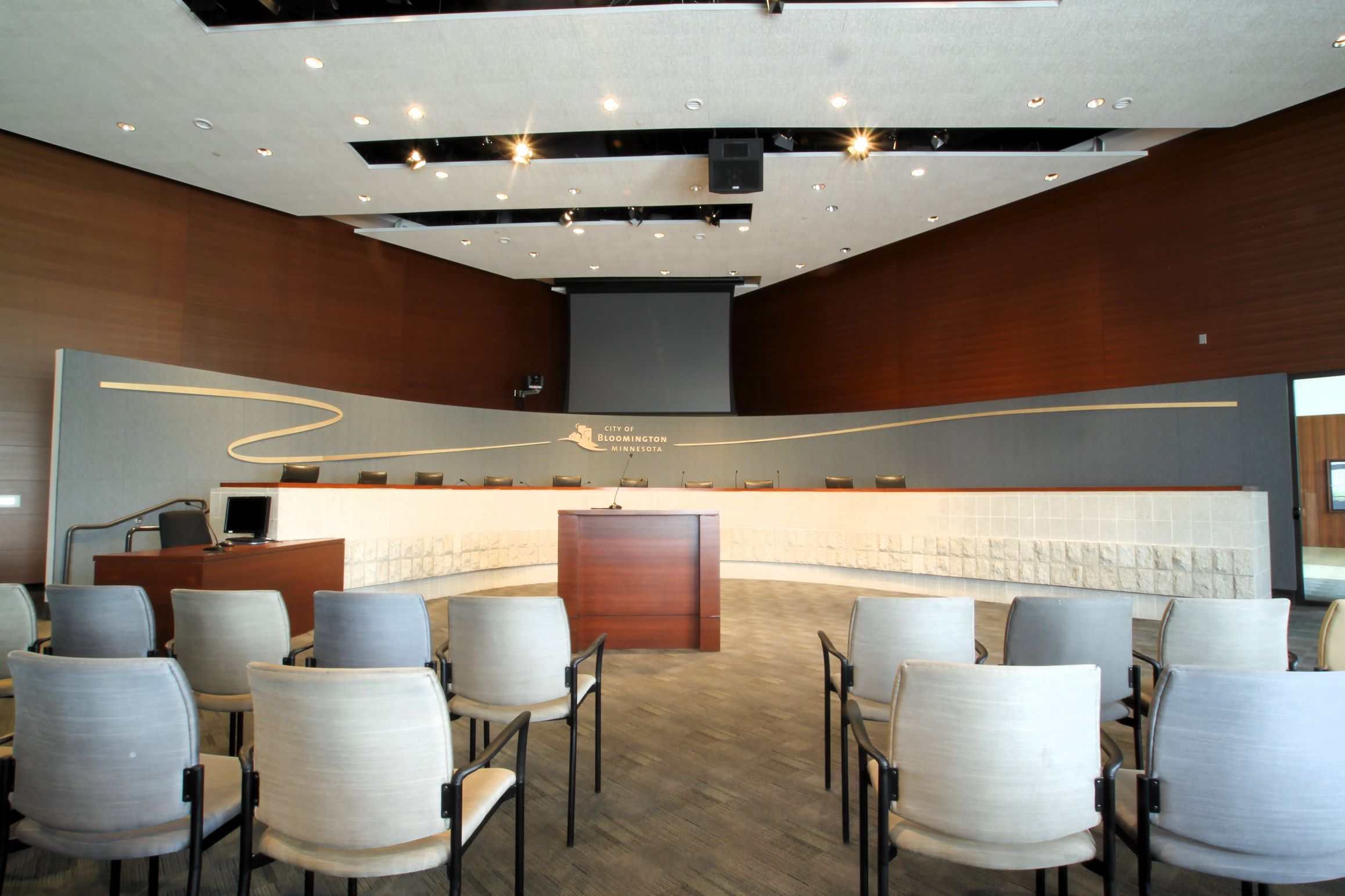 Bloomington Civic Plaza Council Chambers