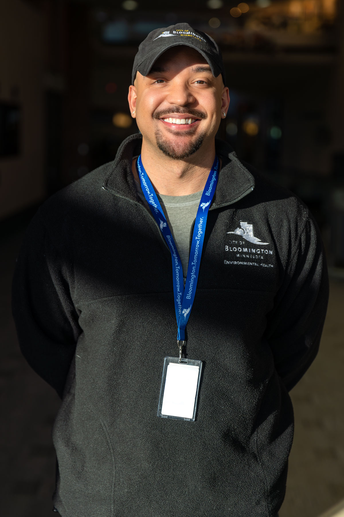 Environmental Health employee in official uniform