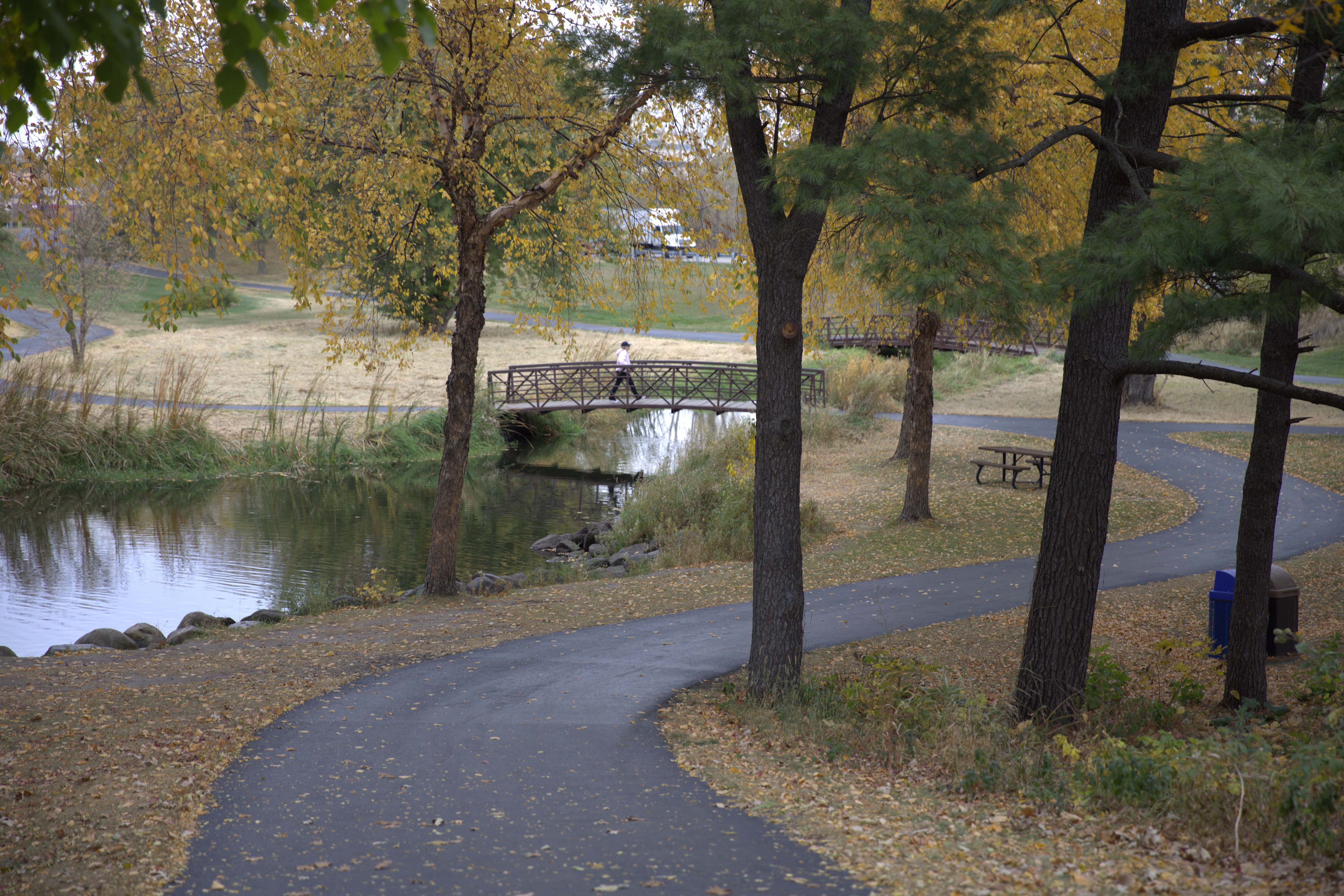 Walking path at a Bloomington park