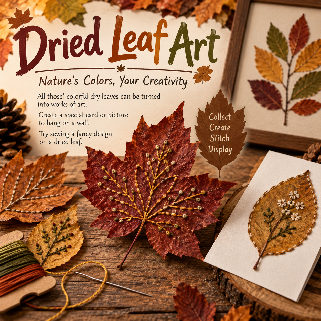 Dried Leaf Art graphic