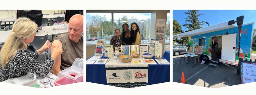 Photos of Public Heath staff in action