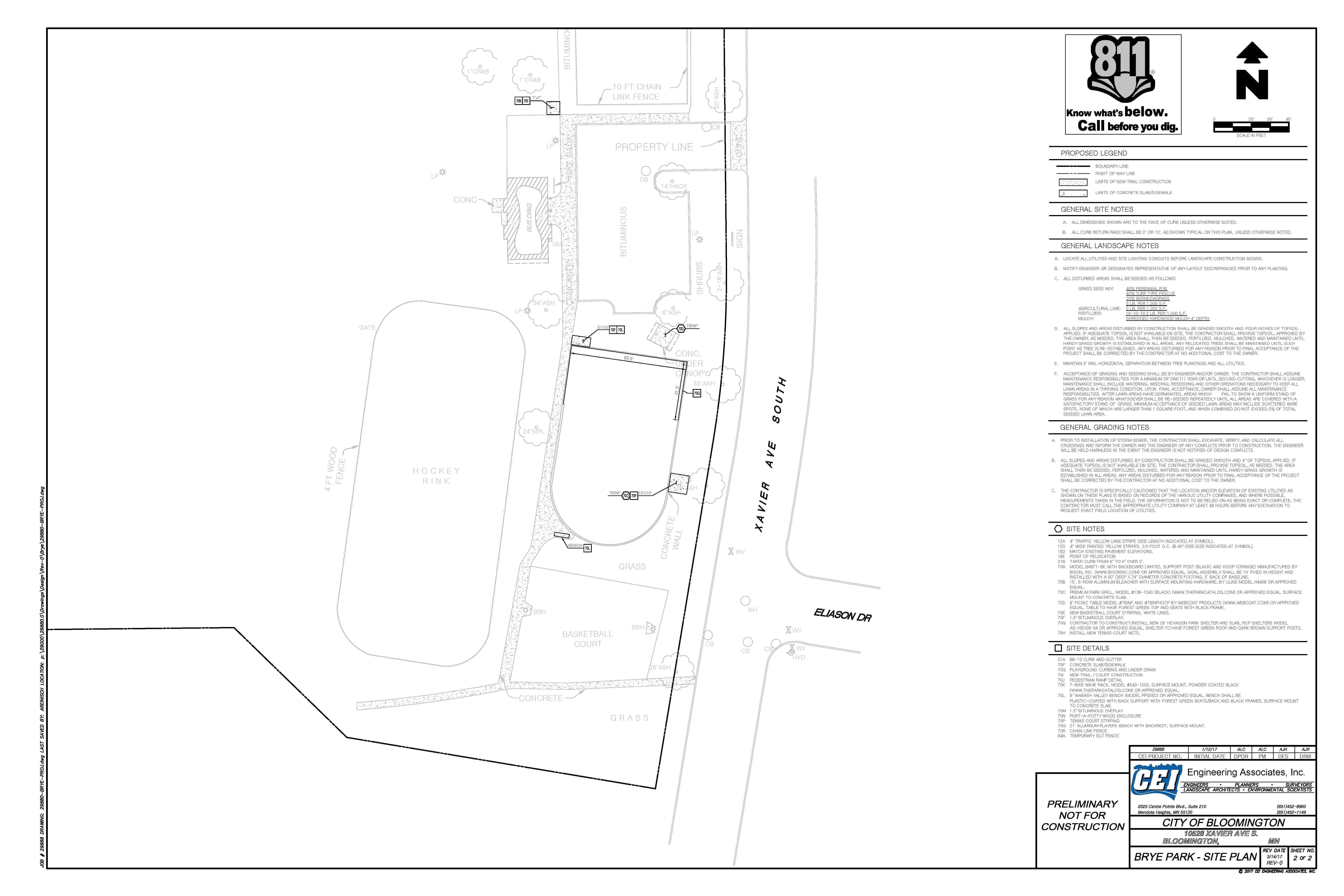 brye park site plan