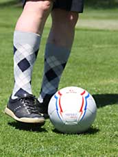 FootGolf player.