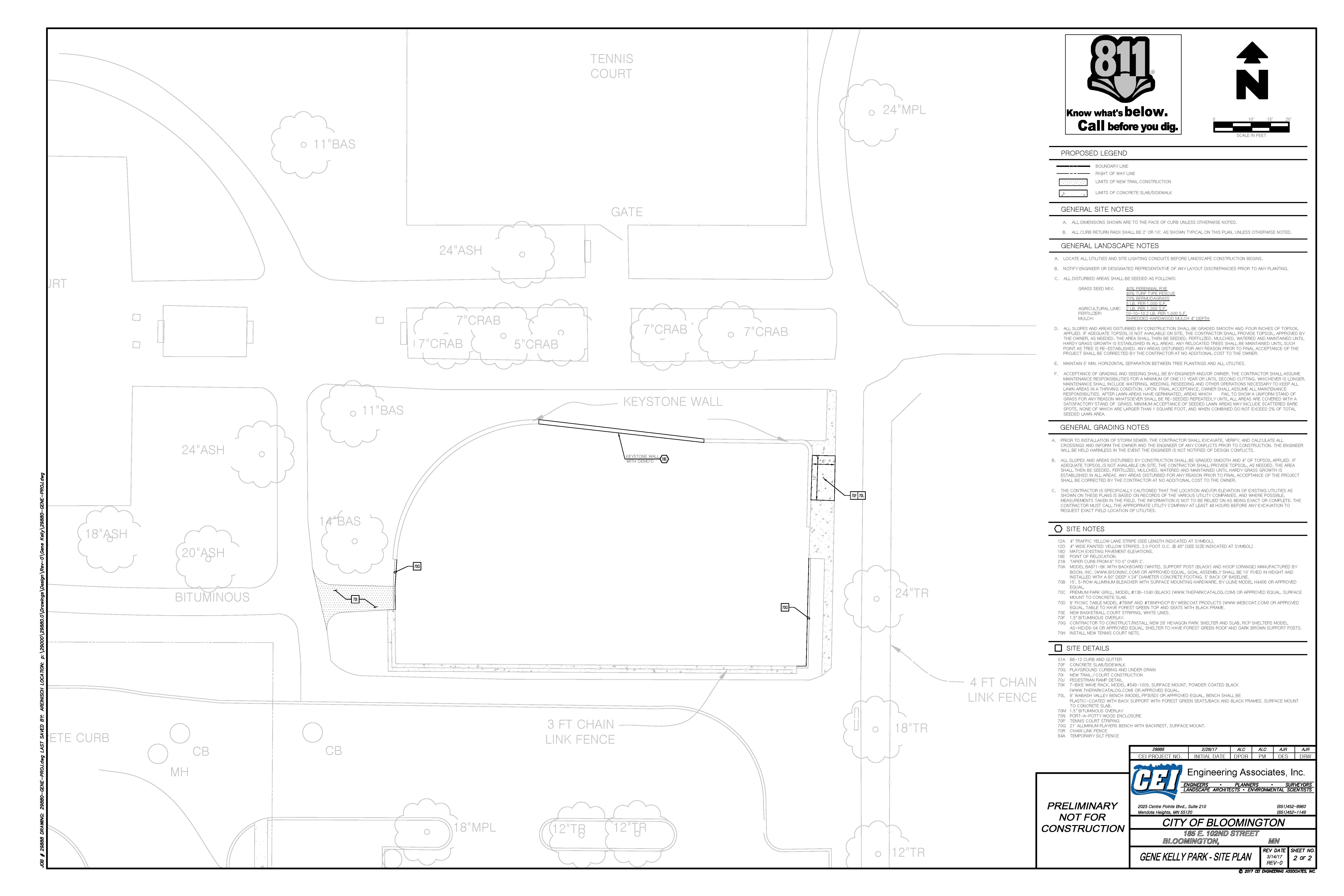 Gene C. Kelly Site Plan