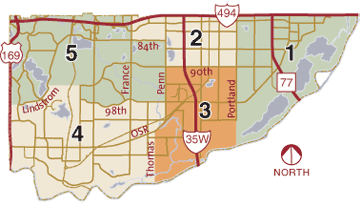 Patrol districts map