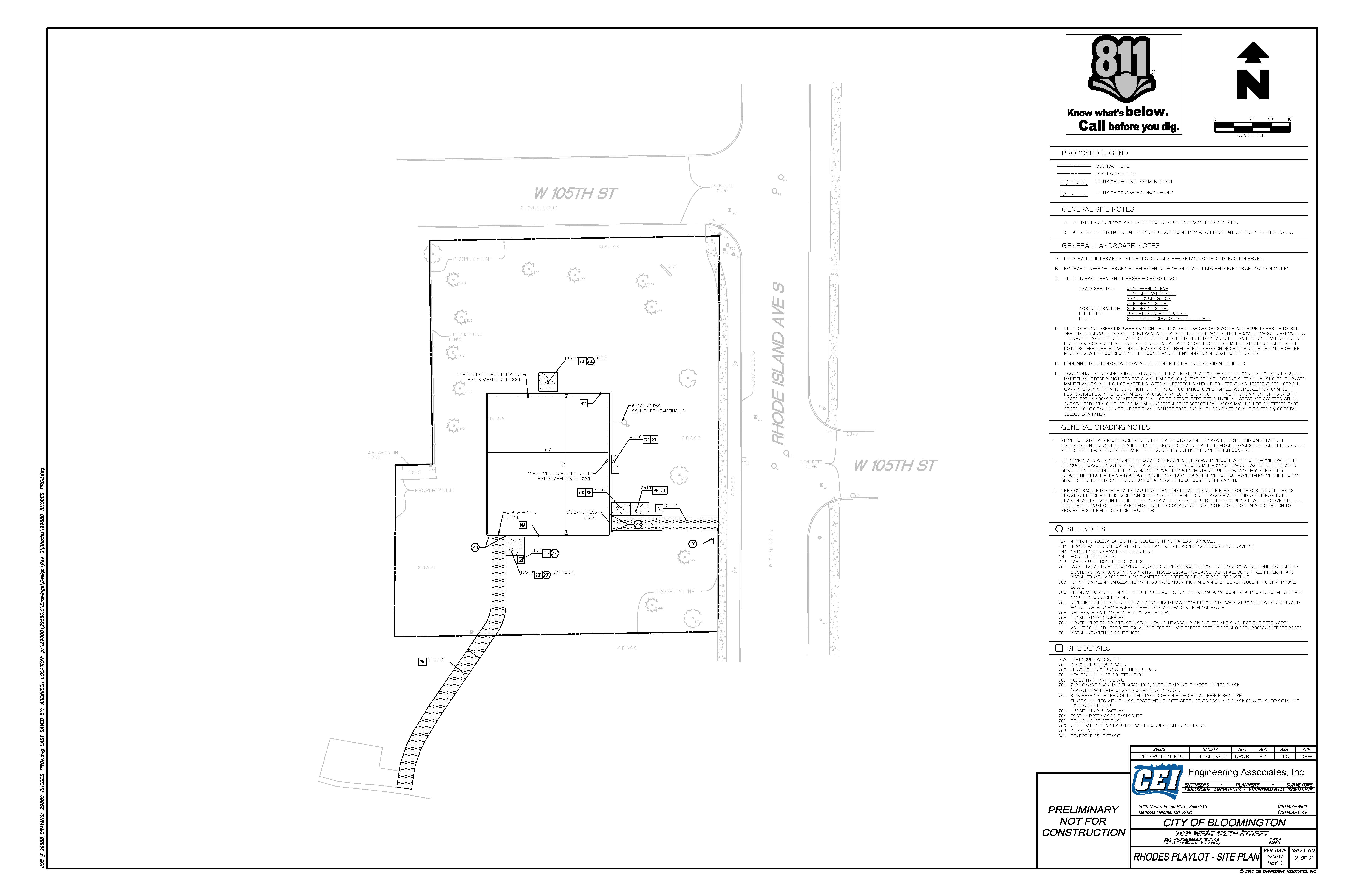 Rhodes Playlot Site Plan