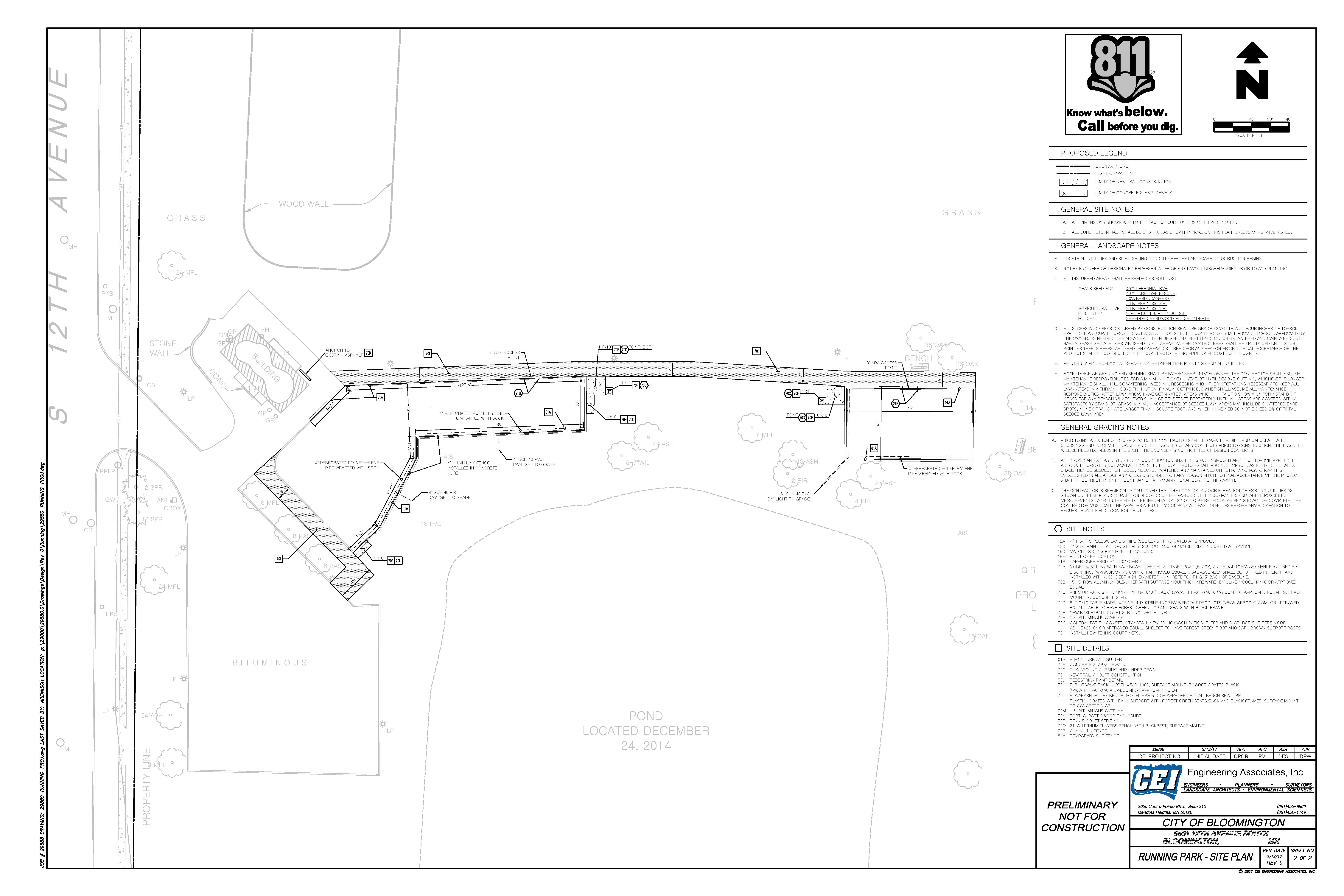 Running Park Site Plan