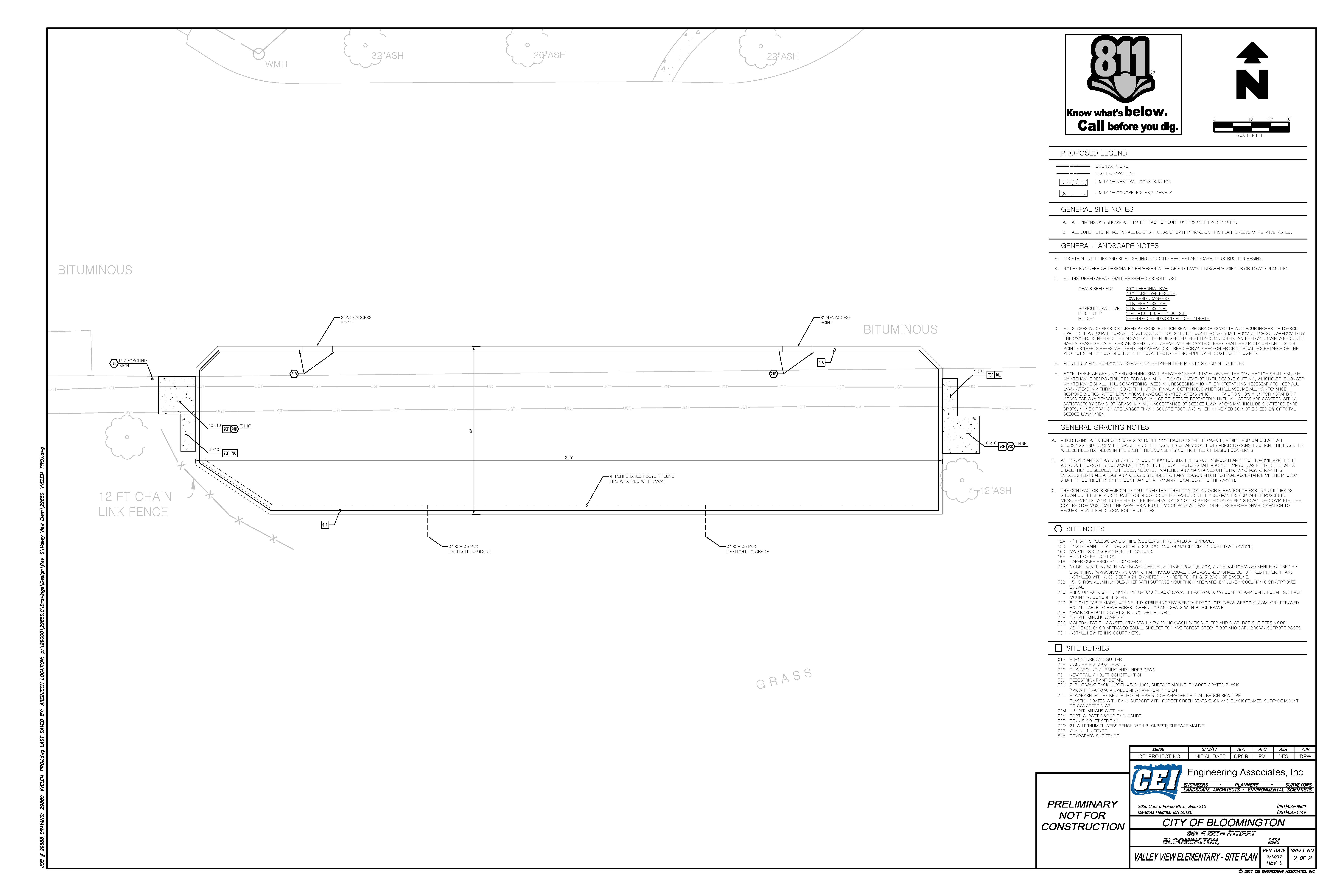 Valley View Elementary Site Plan