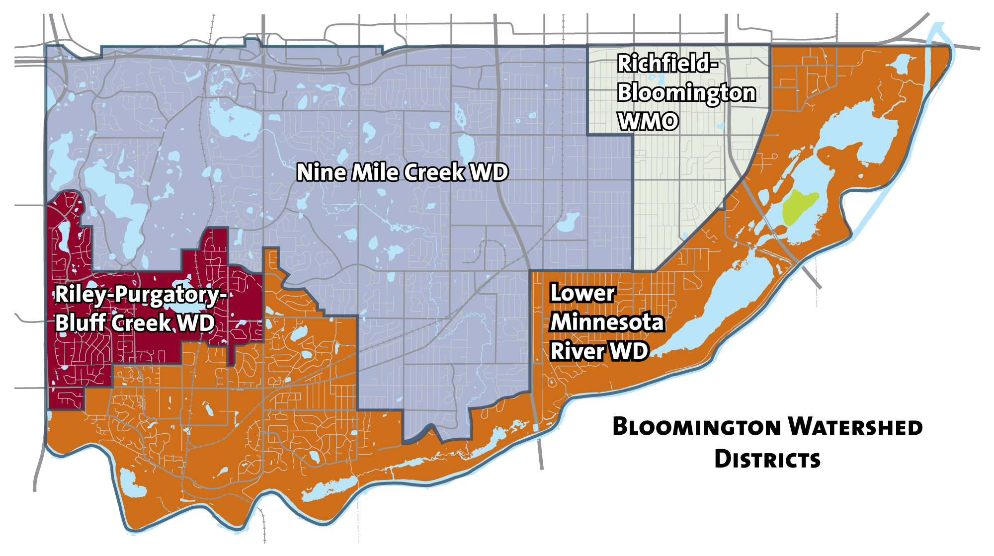 Watershed Districts Map